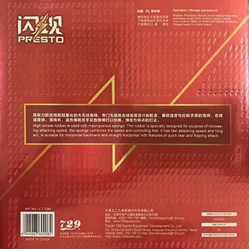 Накладка 729 Presto-Speed - Зображення 3