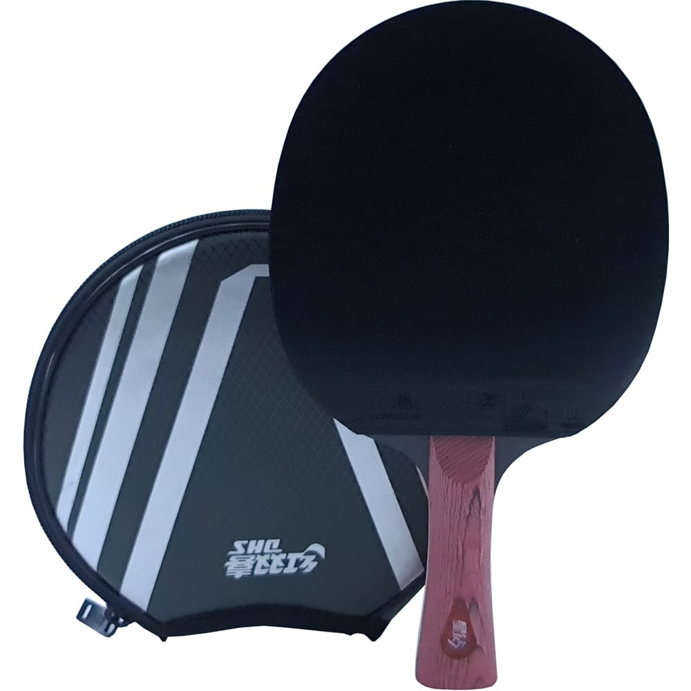 Ракетка для настільного тенісу DHS Star-Diamond Black-Crimson D01 - Зображення 3