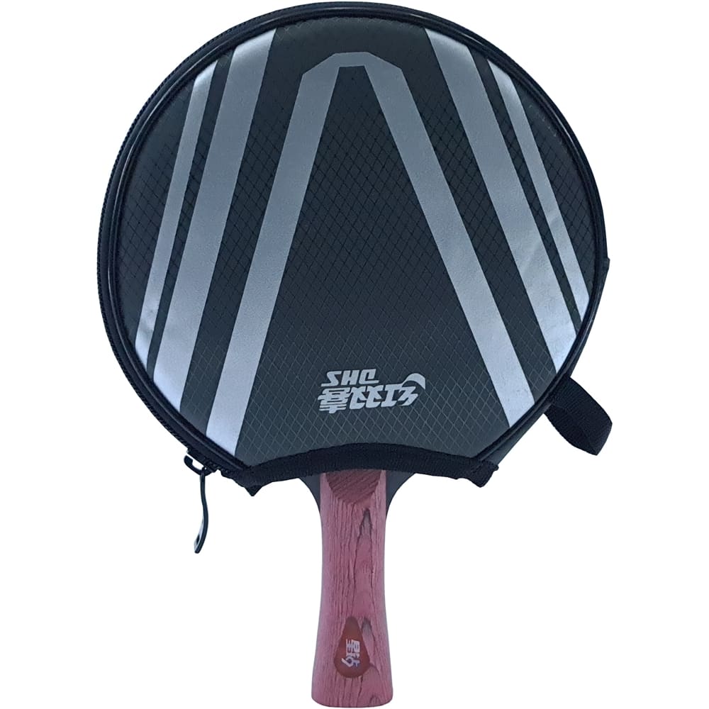 Ракетка для настільного тенісу DHS Star-Diamond Black-Crimson D01 - Зображення 2