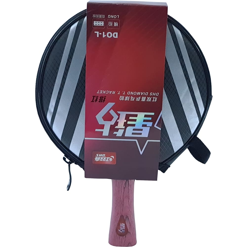 Ракетка для настільного тенісу DHS Star-Diamond Black-Crimson D01
