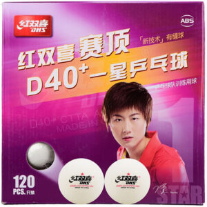 М'ячі для настільного тенісу DHS CELL-FREE DUAL 40+ мм 1*120 шт